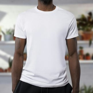 Jieyou Men's Classic Crew Neck T-Shirt — Soft Cotton Everyday Tee